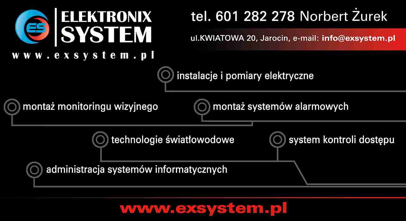 ELEKTRONIX - SYSTEM - technologie światłowodowe JAROCIN technologie światłowodowe JAROCIN